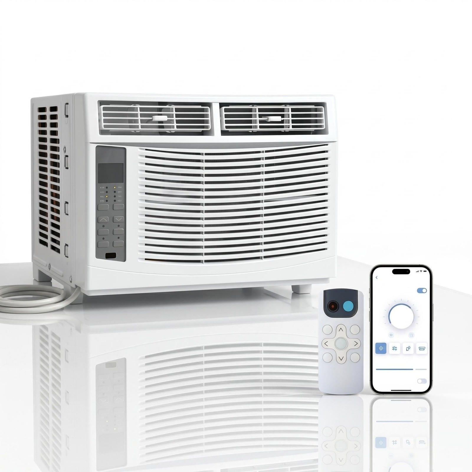 ✅6000 BTU Window Air Conditioner with WiFi Energy Efficient/Remote/Application