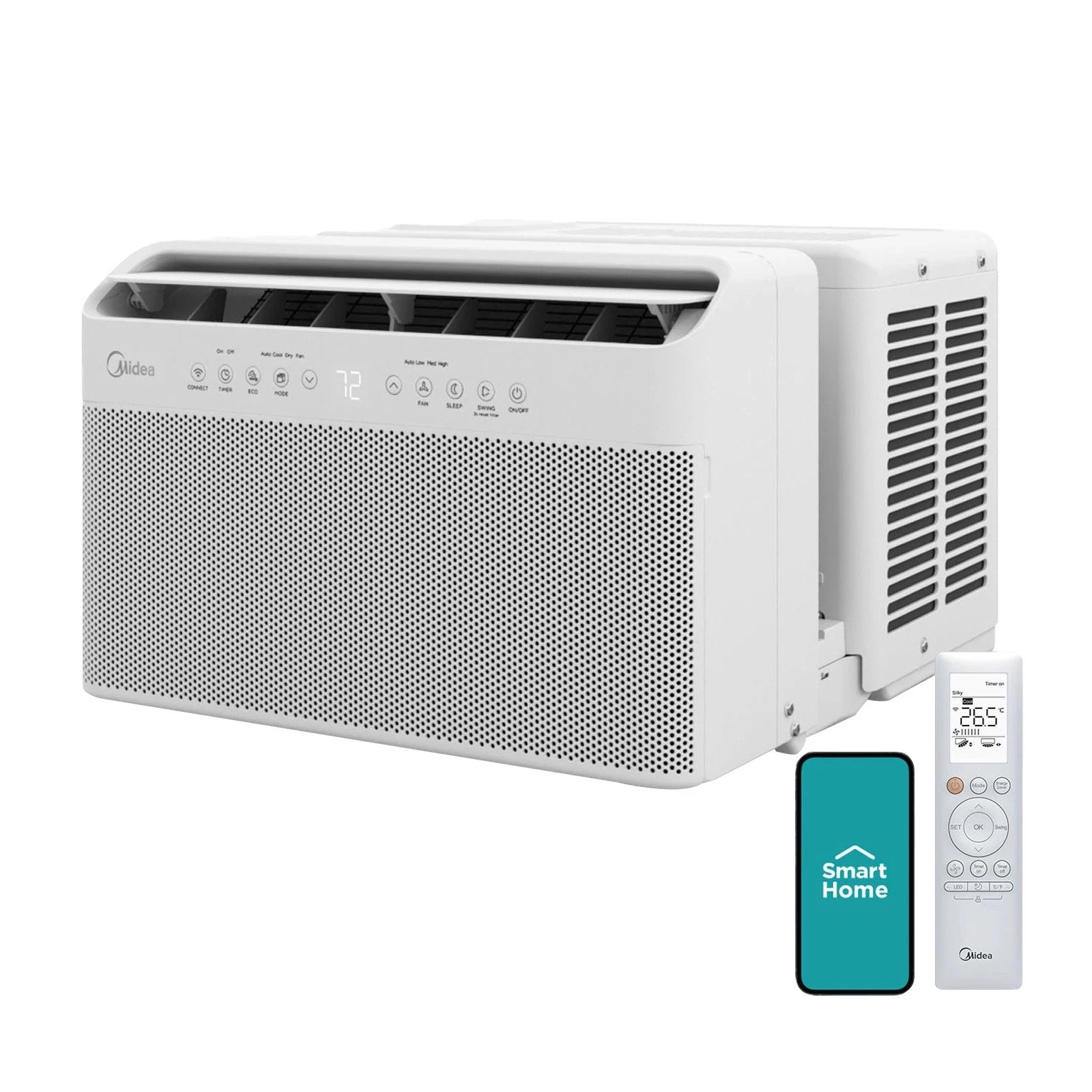 Midea 12,000 BTU Smart Inverter Window Air Conditioner with Mshield
