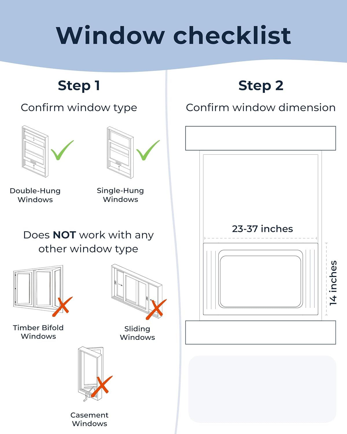Window Air Conditioner – Quiet & Smart, Easy Install, Voice-Enabled, Remote & Ap