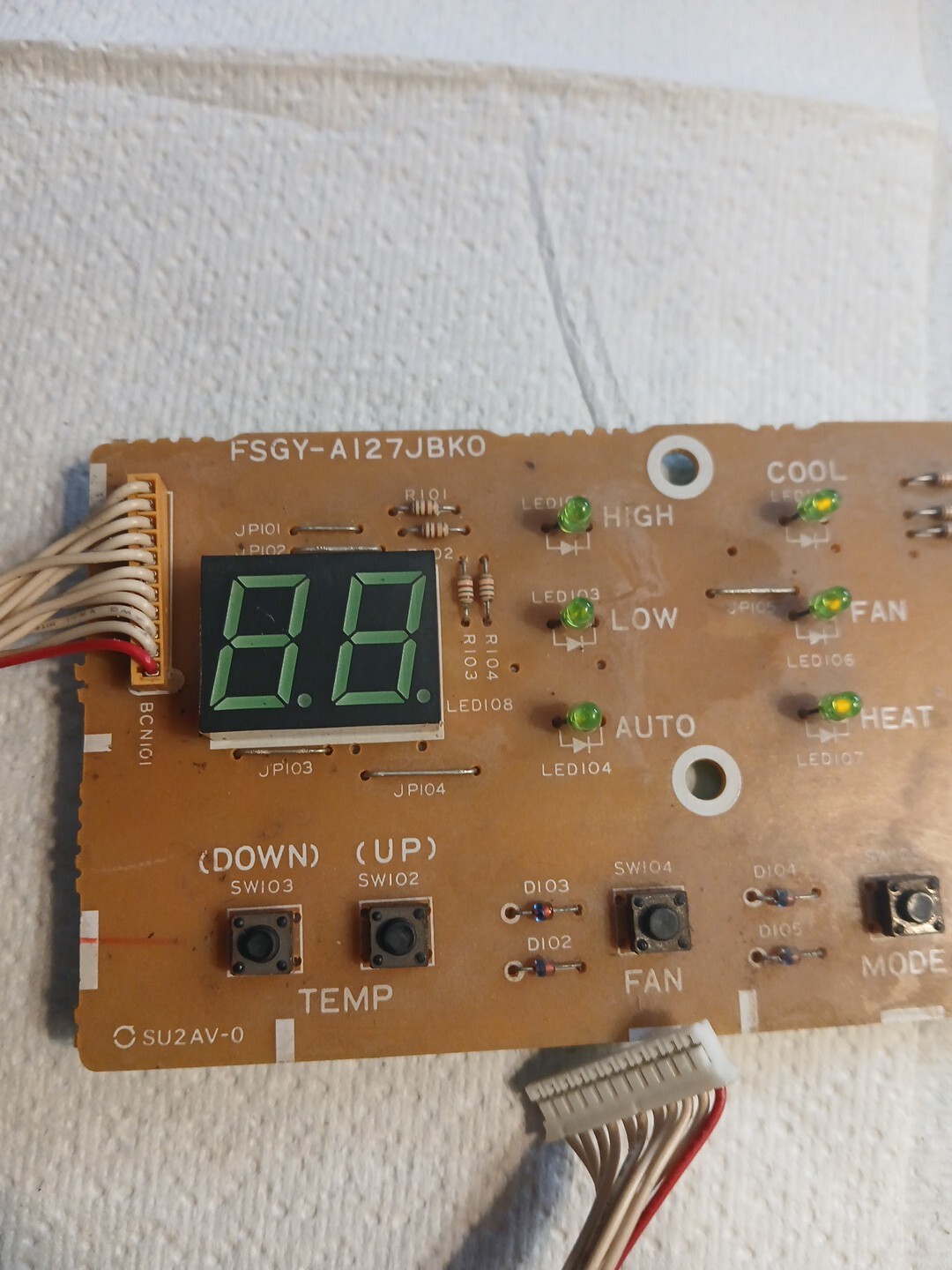 FSGY-AI27JBKO QPWBFB089JBEO OEM control panel of Sharp Wall Unit Air Condition