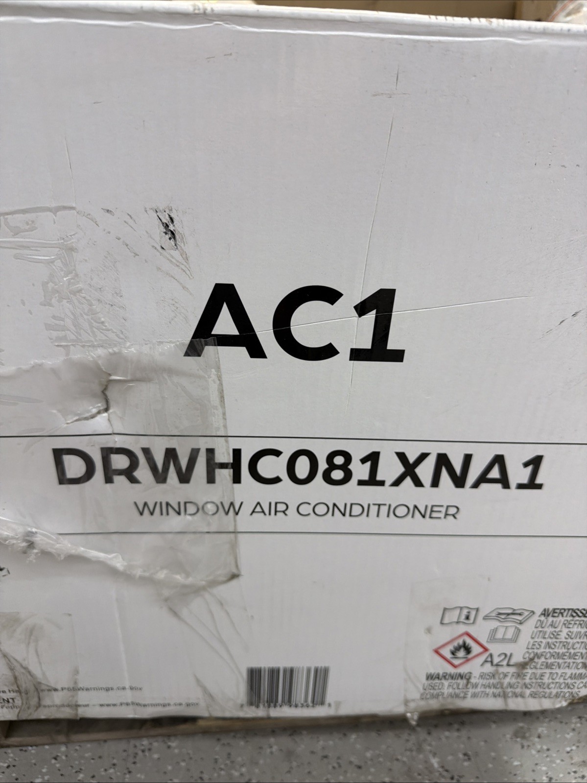 Durastar DRWHC081XNA1 8,000 BTU 115V Window Air Conditioner – White