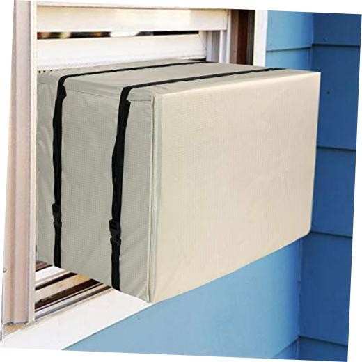 Window Air Conditioner Cover L 27″ W x 23″ D x 18″ H 27″W x 23″D x 18″H Beige