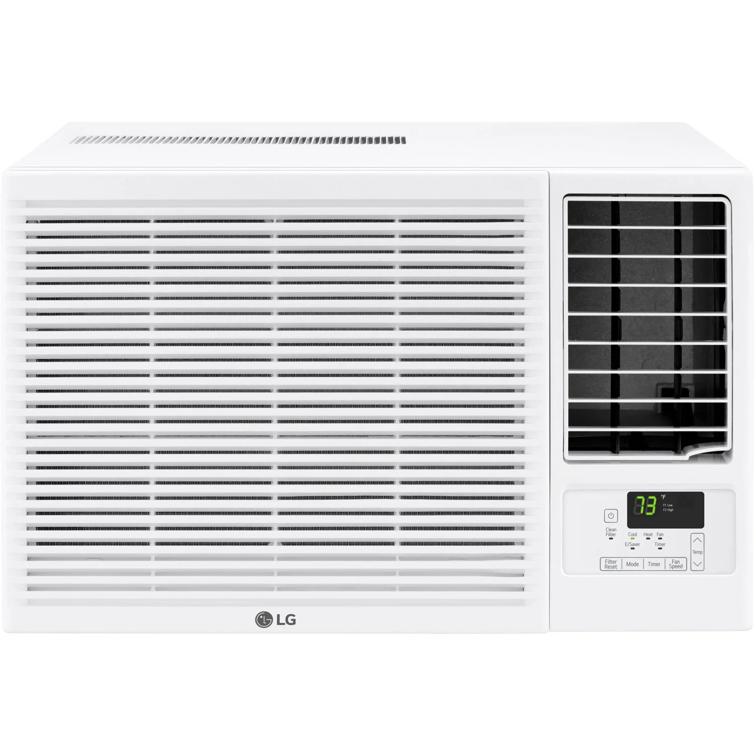 LG LW1223HR 12,000 BTU 230-Volt Window Air Conditioner with Heater, White