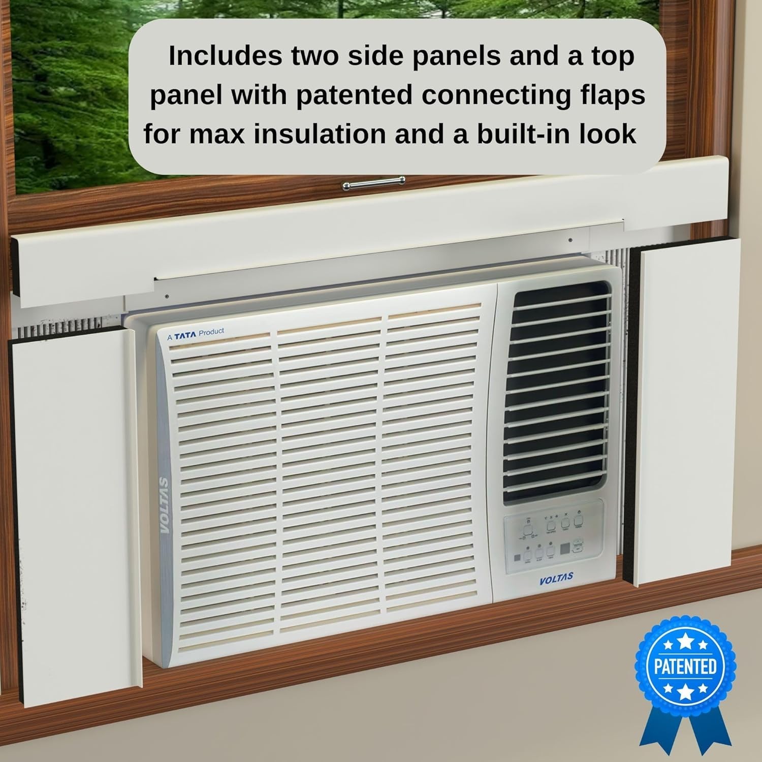 Surround Insulation Panels for Window AC Units – Protect -Round