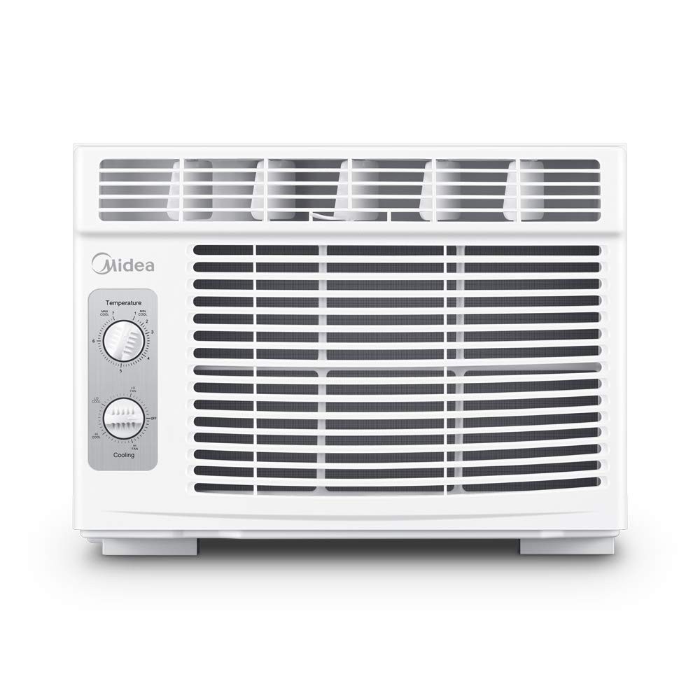 5,000 BTU Window Air Conditioner – Cools 150 Sq. Ft., Easy Controls, Reusable Fi