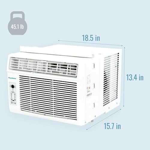 Window Mounted Air Conditioner & Dehumidifier, 115V, Air Conditioner 6,000 BTU