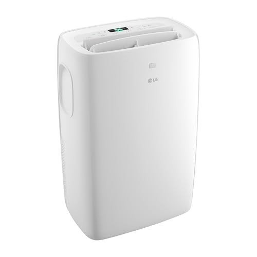 White – LG 6,000 BTU Portable Air Conditioner 115V Cools 250 Sq.Ft LP0621WSR