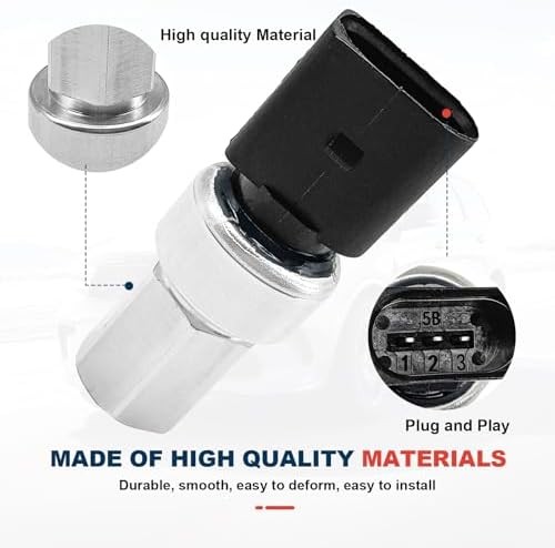 A/C Air Conditioner Pressure Sensor Switch Compatible with VW Conditioner 2000-2