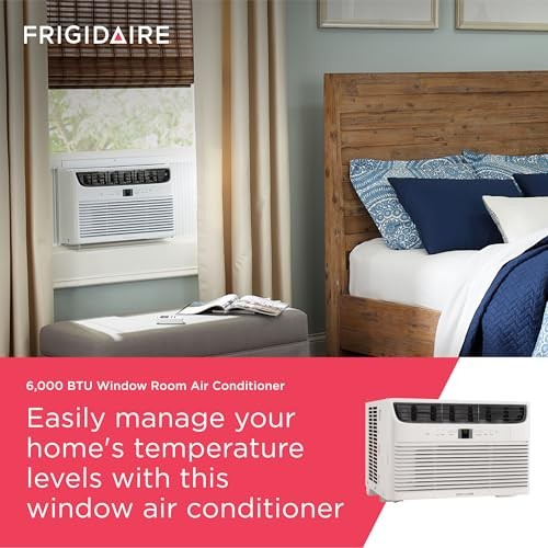 Frigidaire 6,000 BTU Window Air Conditioner with 6,000 BTU Electronic Controls
