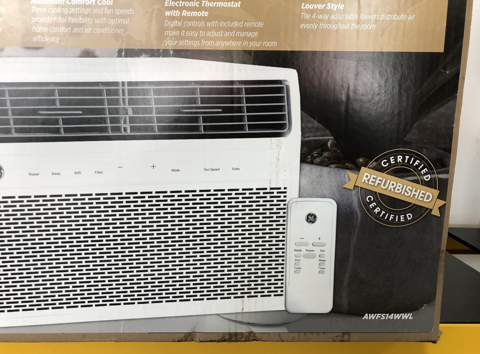 GE 14,000 BTU Smart Electronic Window Air Conditioner (awfs14wwl_e0b)