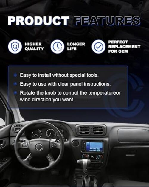 Upgraded Chevy/GMC C/K Series Climate Control Module A/C Heater Air 599-006
