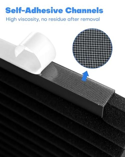 2 Pack Window Air Conditioner Side Panels, Ac Window Seal Kit Window Well Ac