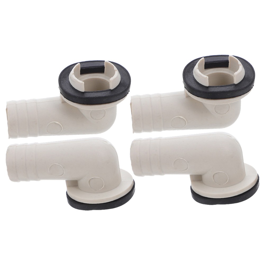 4 Pcs Air Conditioner Water Drain Tube Condensate Connector Ac Unit