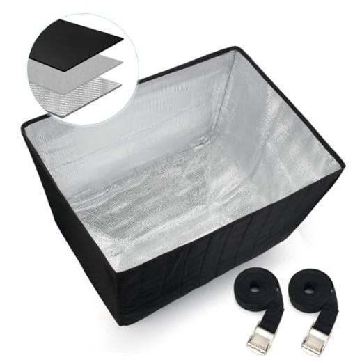 Winter Window Air Conditioner Cover Waterproof for Outside 21Wx16Dx15H Black