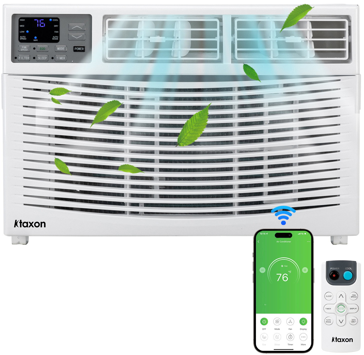 Aire Acondicionados De Ventana De 8,000BTU con WiFi y Control Remoto Para Cuarto