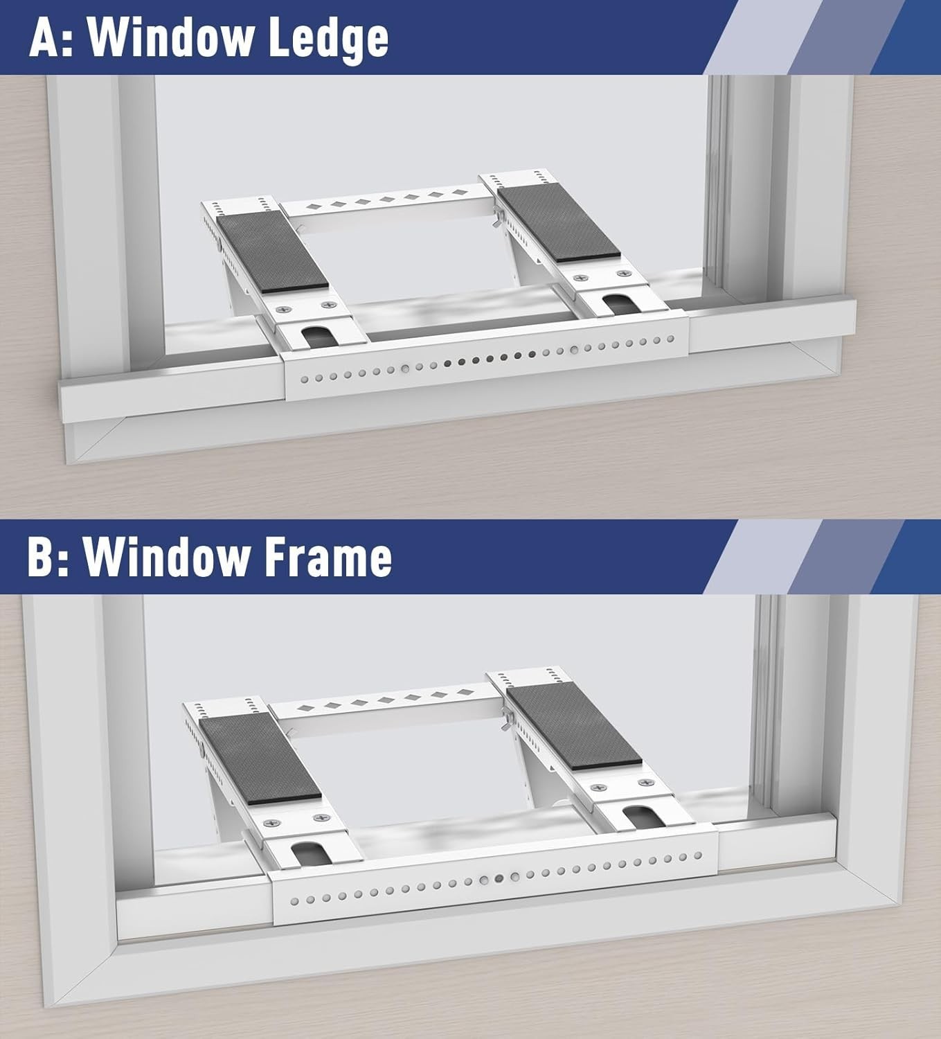 Sturdy Window AC Support Bracket – Adjustable & Safe Pest Protection Included