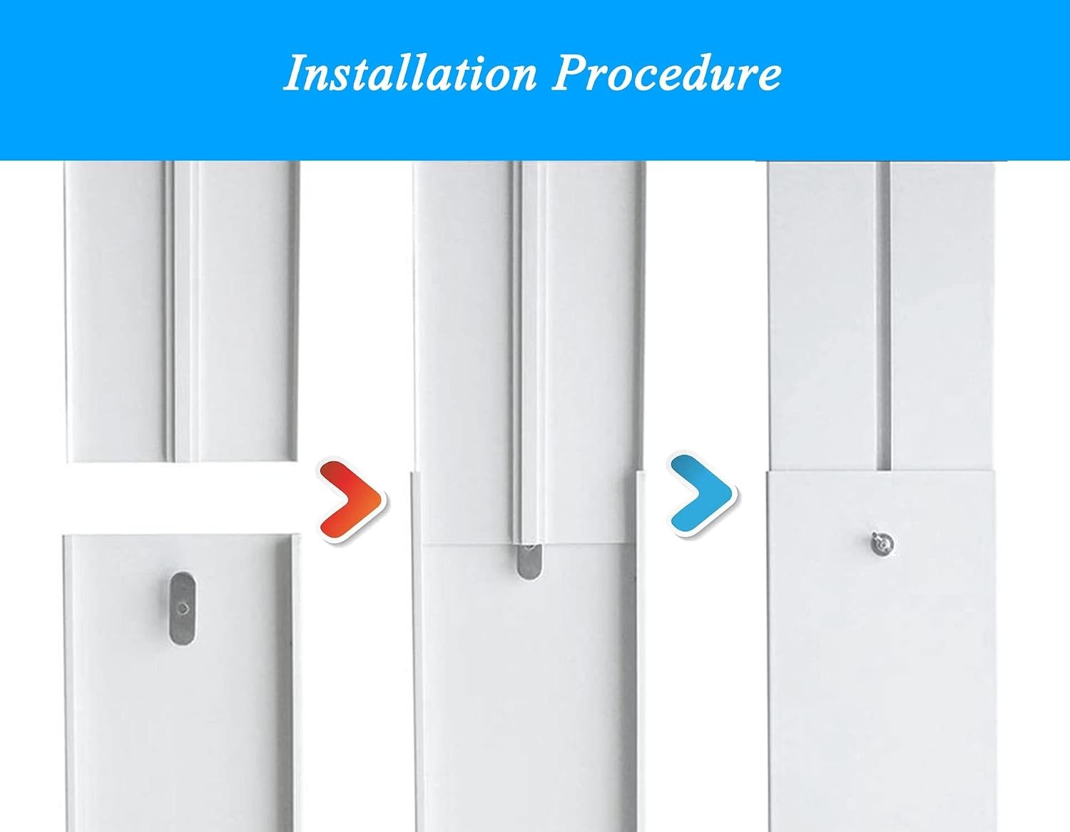Portable Air Conditioner Window Seal Kit 3+1 Panels Adjustable Coupler