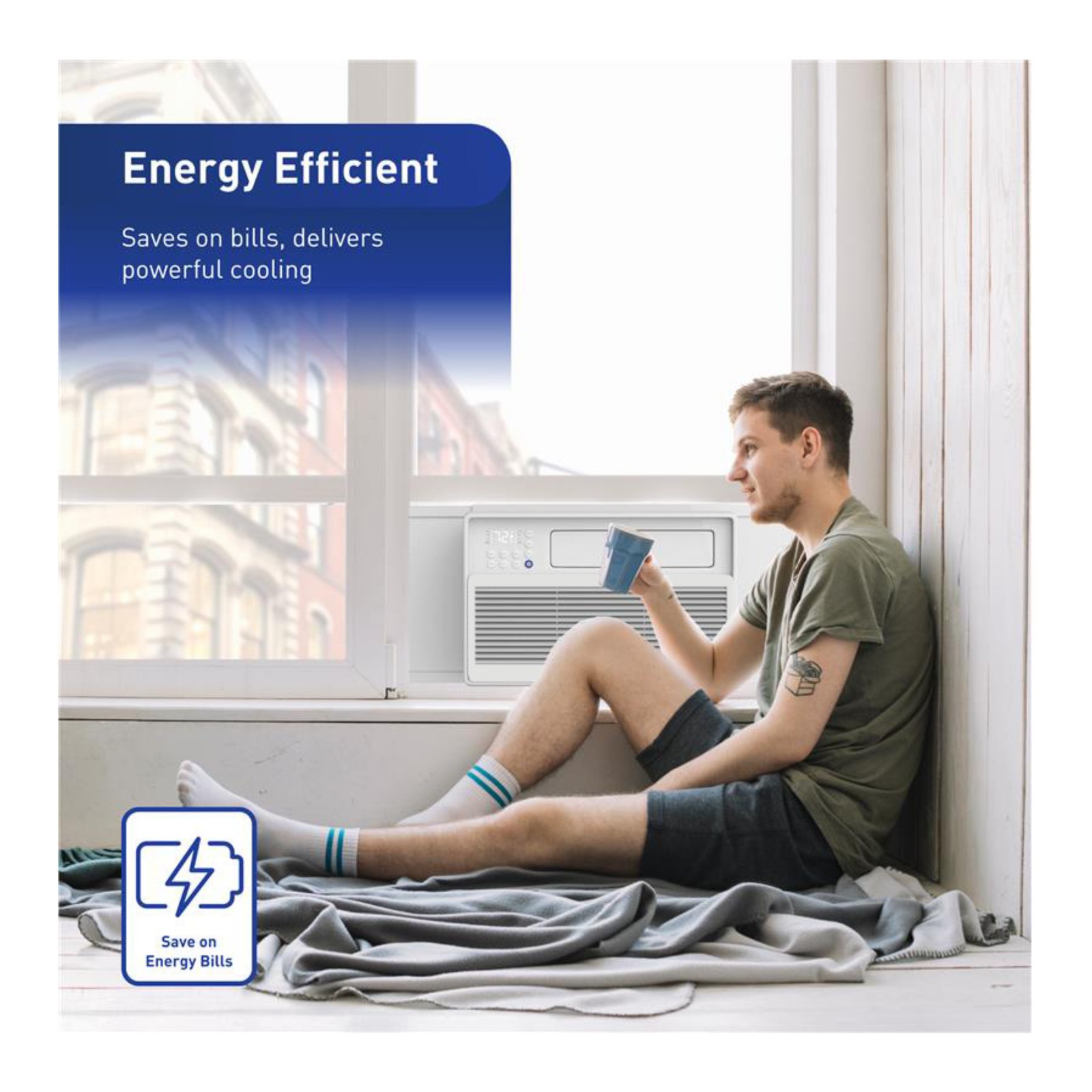 Friedrich Chill Premier 10000 BTU 115V Smart Window White Air Conditioner