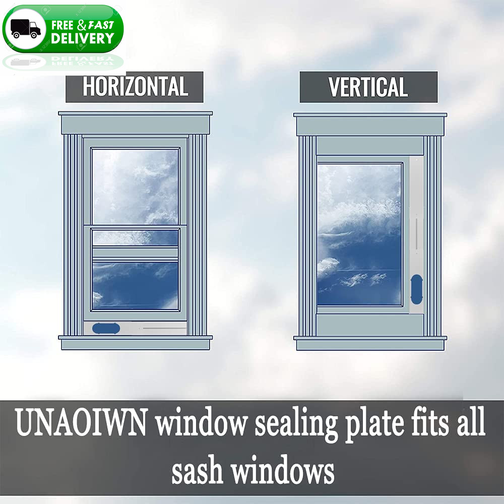 Portable AC Window Vent Kit with 5.9” Exhaust Hose Universal Window Seal Kit