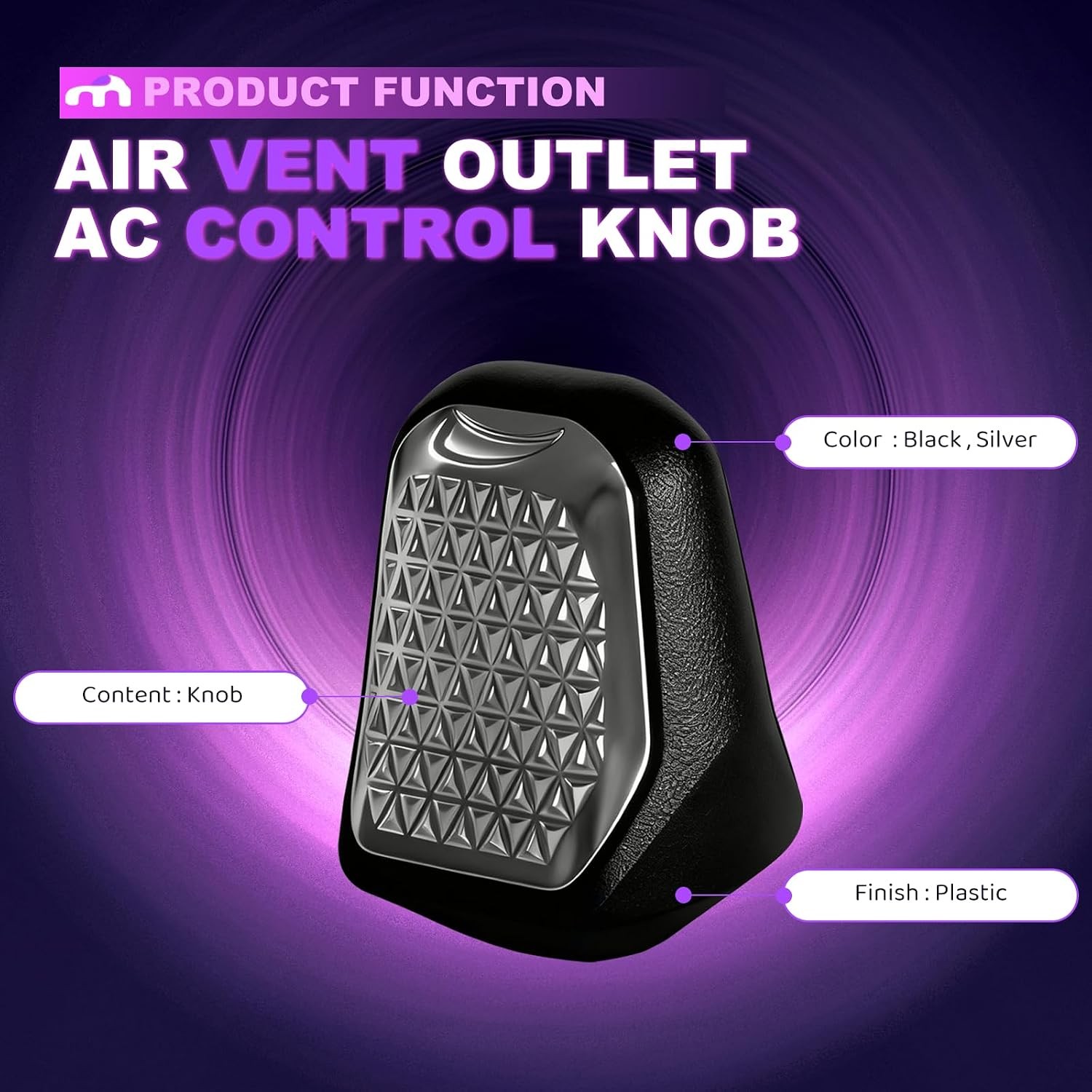 Air Vent Outlet AC Control Knob Fit for BMW X5 G05 G18 X6 G06 X7 G07 XM G09 2023