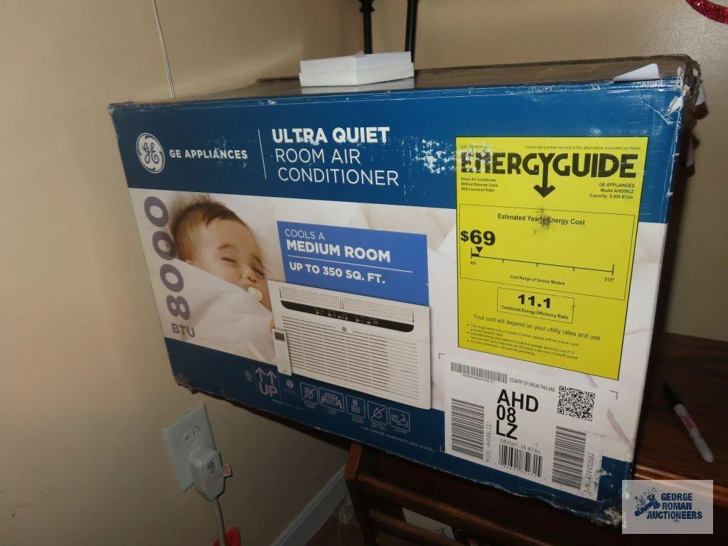 GE AHEK08ACW1 8000 Btu Smart Window Air Conditioner Open Box Brand New