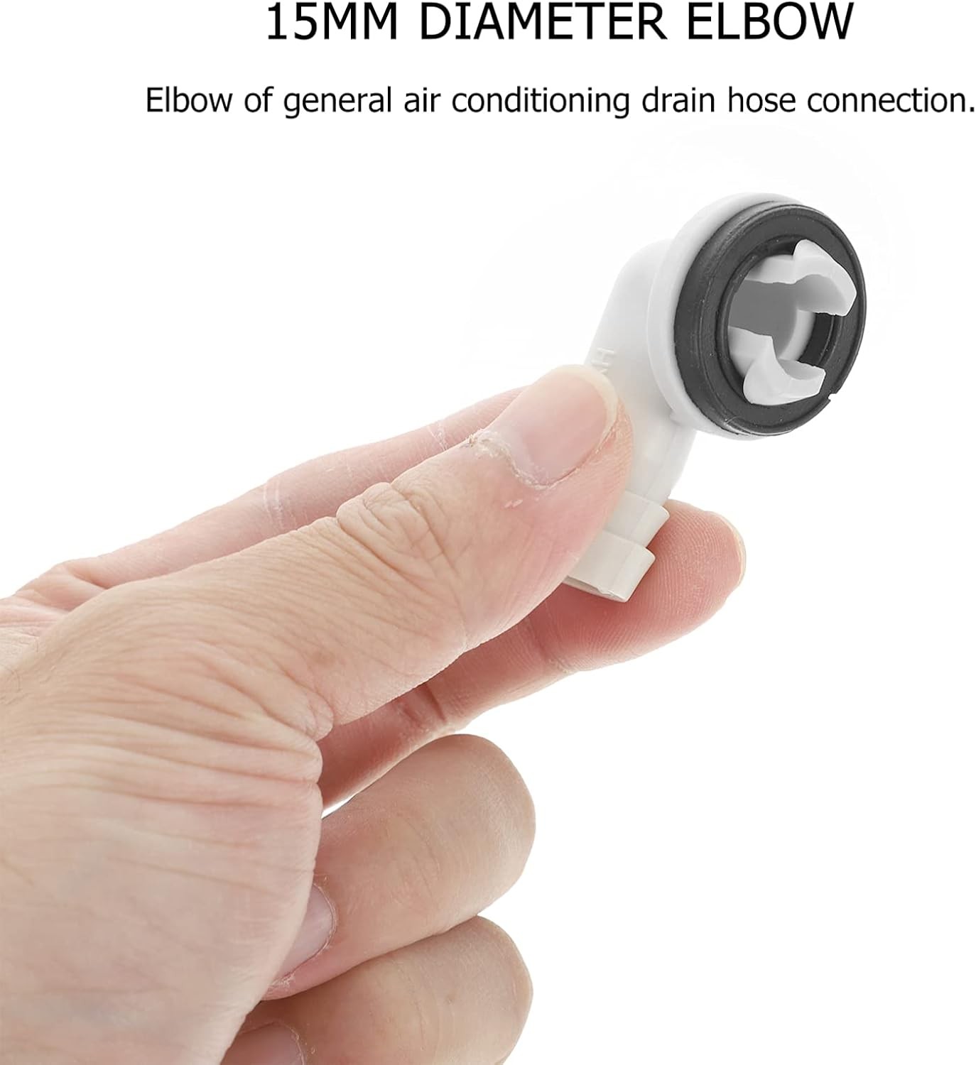 5PCS Air Conditioner Drain Hose Connector Elbow Fitting AC Condensate Water