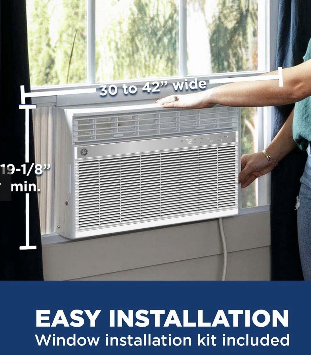 Ge 23,700 BTU Smart Electronic Window Air Conditioner
