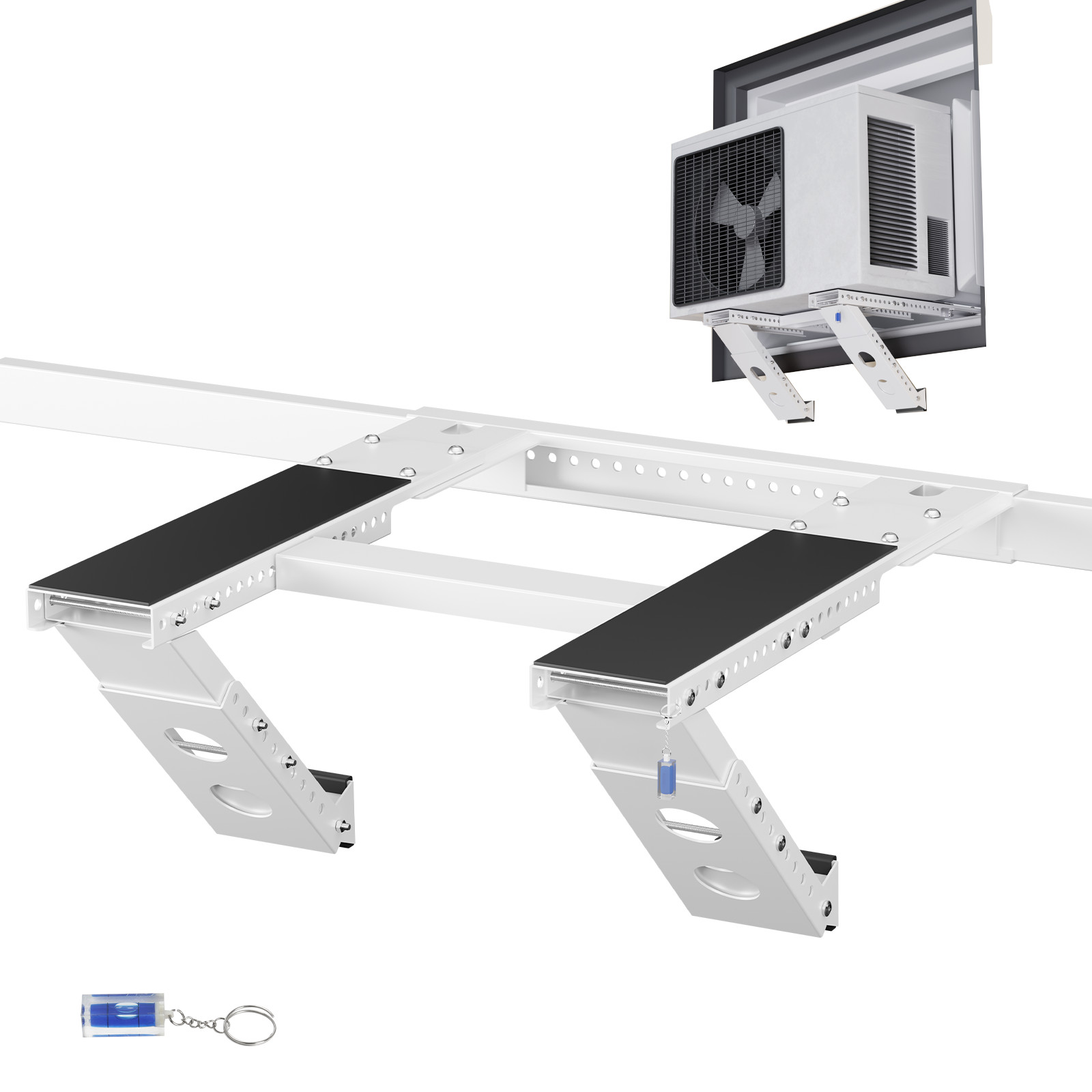No Drill Window AC Bracket,Adjustable Window Air Conditioner Support Bracket