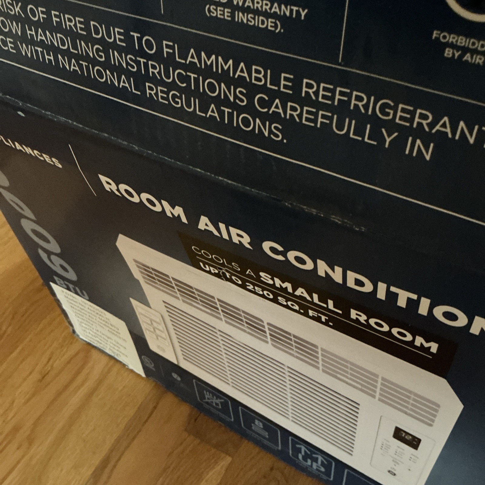 GE AHQ06LYC 6000 BTU 250 sq ft Electronic Window Air Conditioner – White