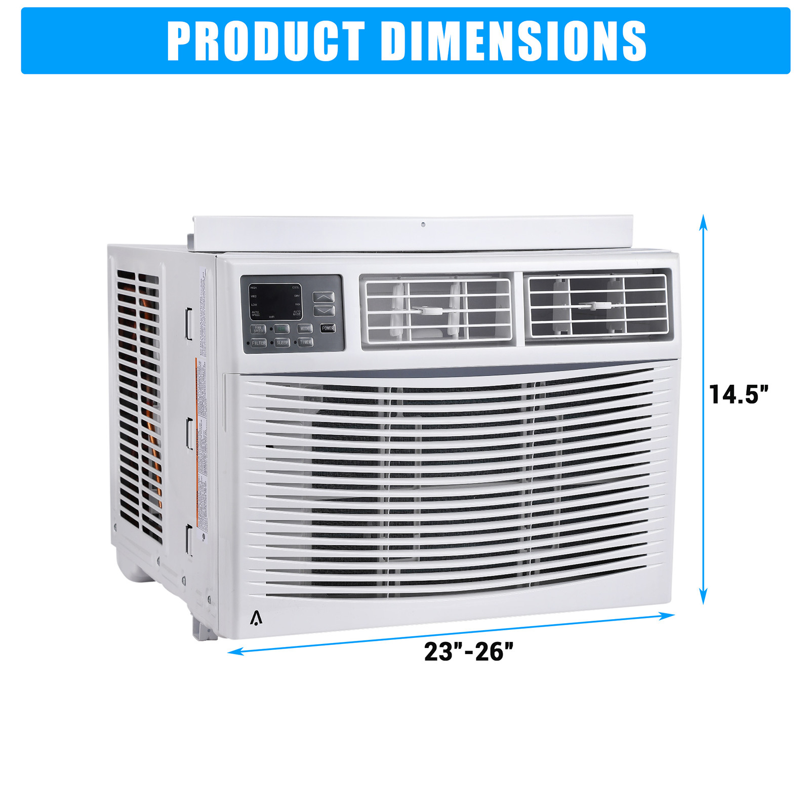 10000 BTU Window Air Conditioner Window AC Unit for Bedroom Office Cooling