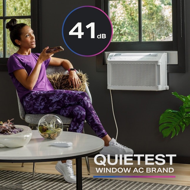 GE Profile ClearView 8,300 BTU Smart Ultra Quiet Window Air Conditioner