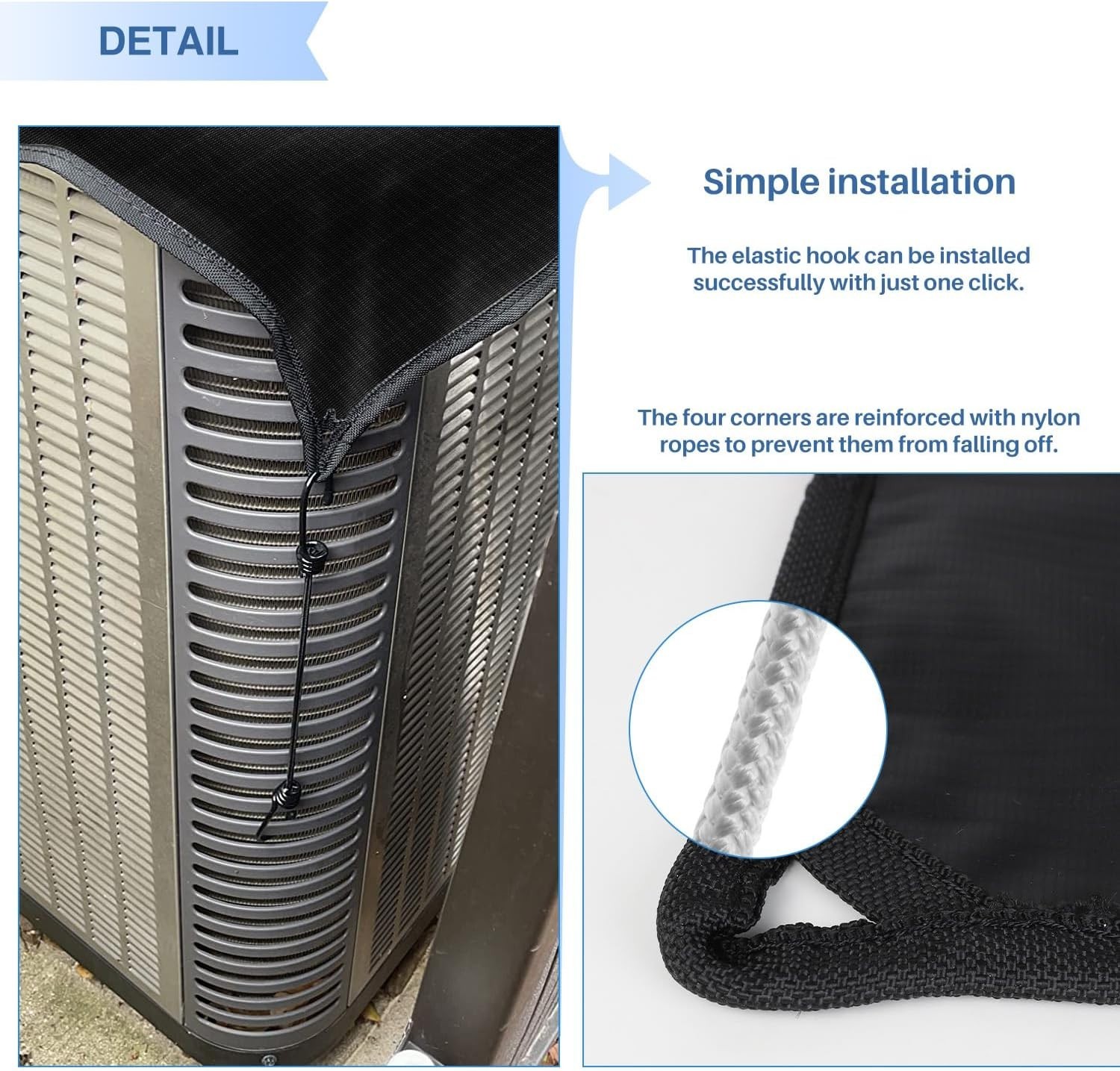 28″x28″ Waterproof Outdoor AC Unit Cover Air Conditioner Compressor Winter To…