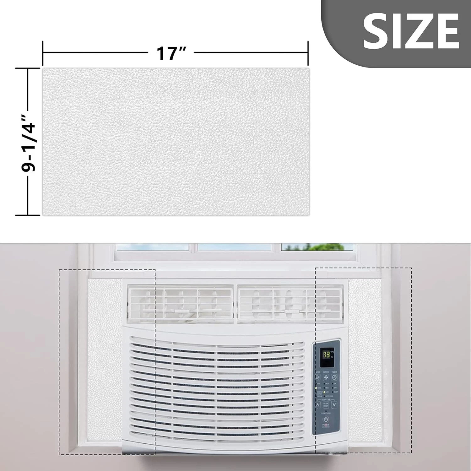 Window Air Conditioner Side Insulation Foam Panels,Summer and Winter AC Insulati