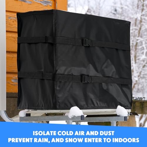 2 Pcs Window Air Inside 21 x 15 x 3.5 In, Outside 21 x 16 x 15 in White & Black