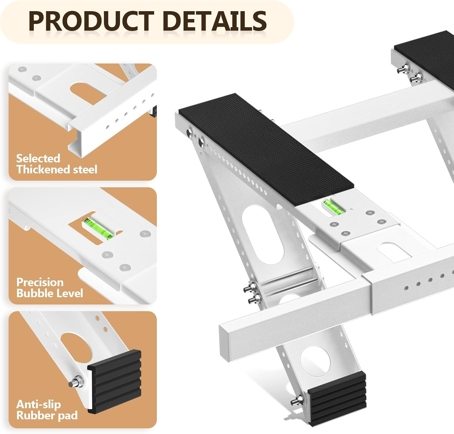 Window AC Bracket Air Conditioner Support Bracket No Drilling Heavy Duty AC