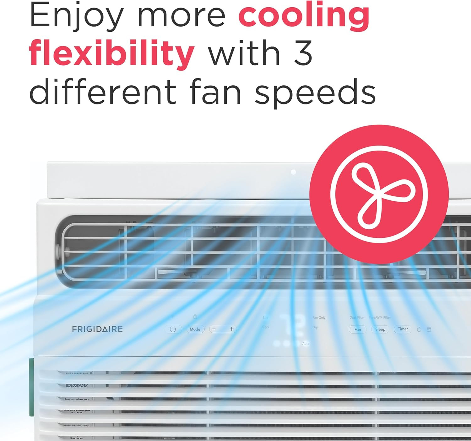Frigidaire 8,000 BTU Smart Window Air Conditioner with Wi-Fi, Cools up to 350 Sq