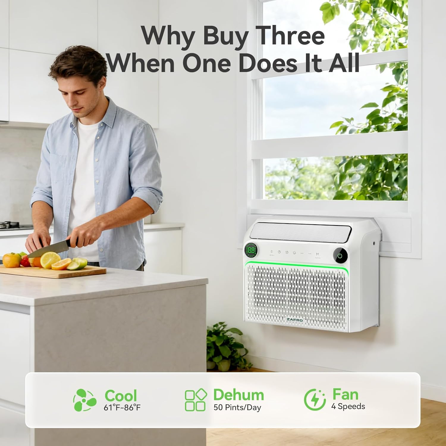 U Shaped Inverter Window Air Conditioner, Ultra Quiet (32Db), 10000BTU ASHRAE (6