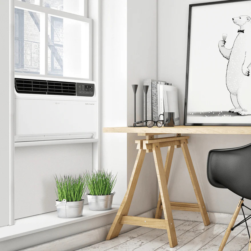 LG 18,000 BTU Dual Inverter Smart Wi-Fi Window Air Conditioner