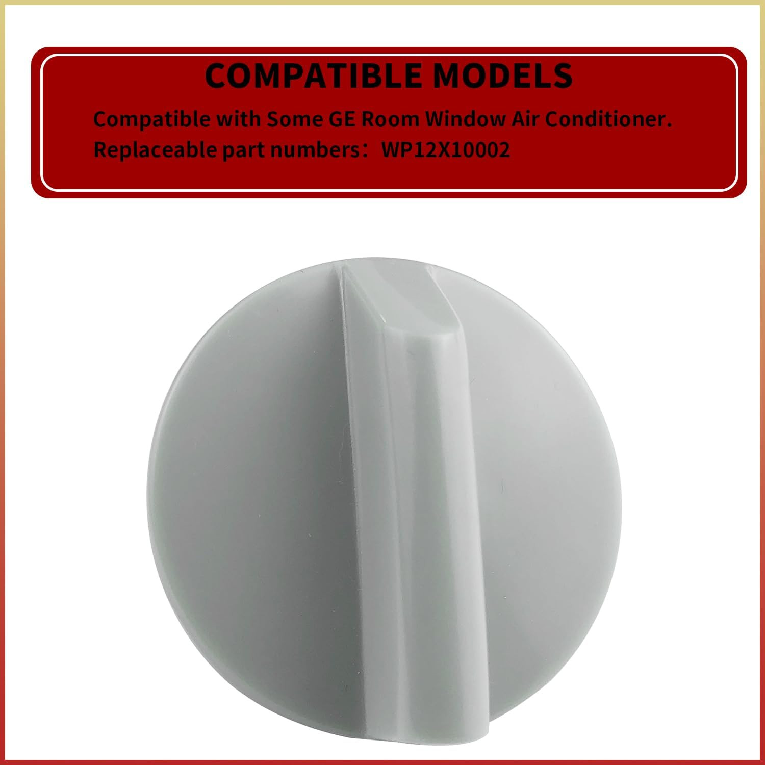 2 Pcs WP12X10002 Air Conditioner Control Knob Replacement Part – Compatible with