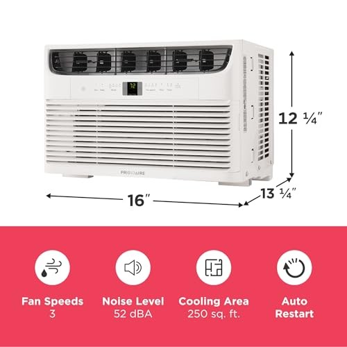 Frigidaire 6,000 BTU Window Air Conditioner with 6,000 BTU Electronic Controls