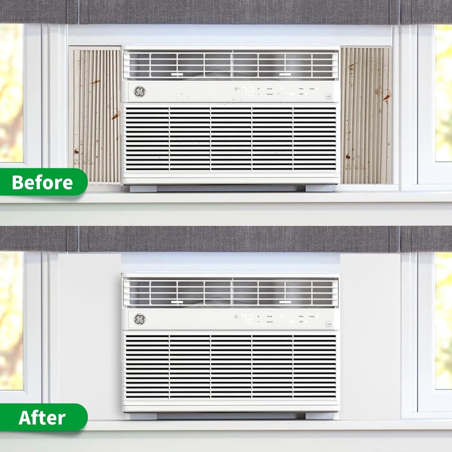 Window AC Insulation Panel 2 pcs EVA Foam