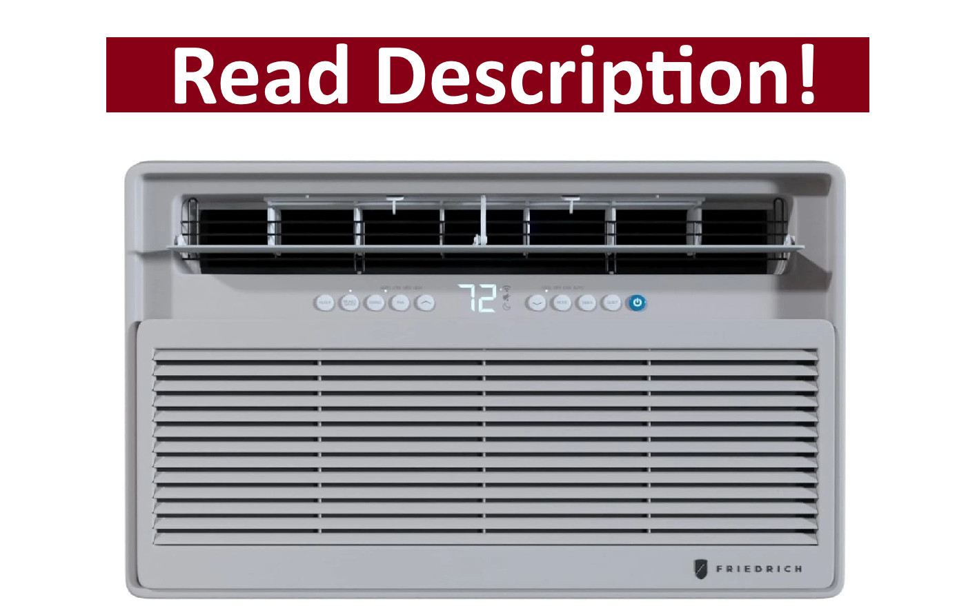 Friedrich Chill Premier Inverter 24,000 BTU 230/208v Cooling Only Window & Wall