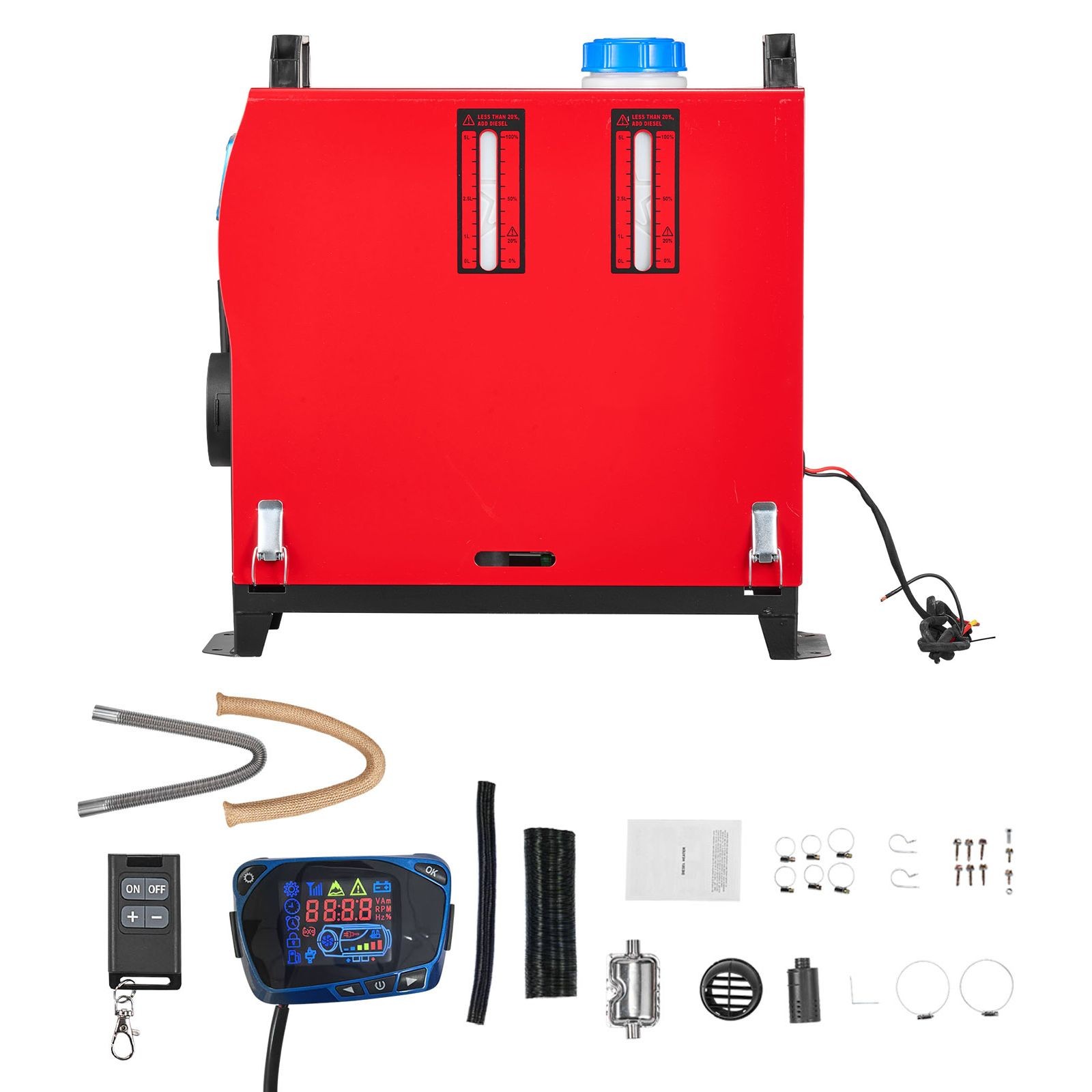 Diesel Air Heater, 8 kW DC12 – 24V, Fast Heating Diesel Parking Heater with