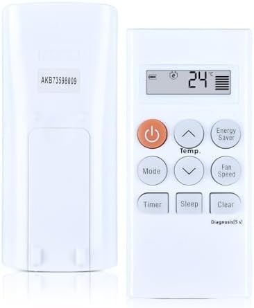 New Replacement AC Remote Control for LG Portable Window Air Conditioner, Fit fo