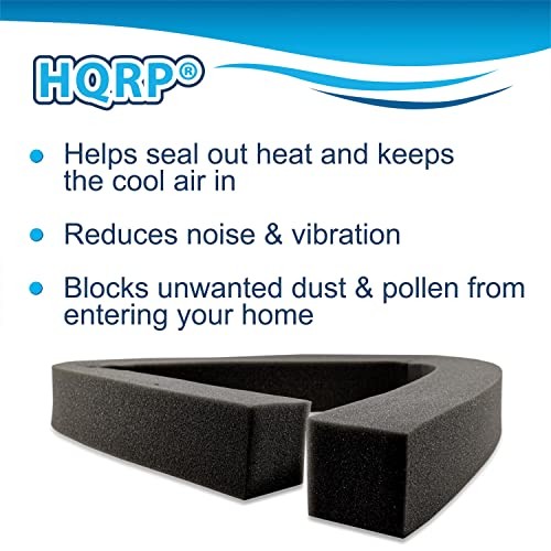 Foam Window Air Conditioner Weatherstrip Insulating Strip Seal, 2 1/8-Inch x