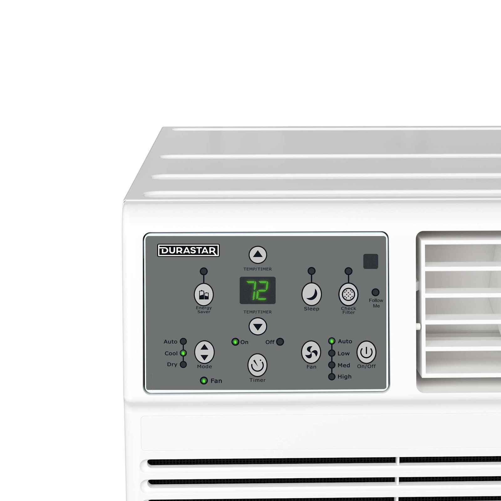 Durastar DRTHC122XNA1SLV 12,000 BTU 208 / 230V Through the Wall – White