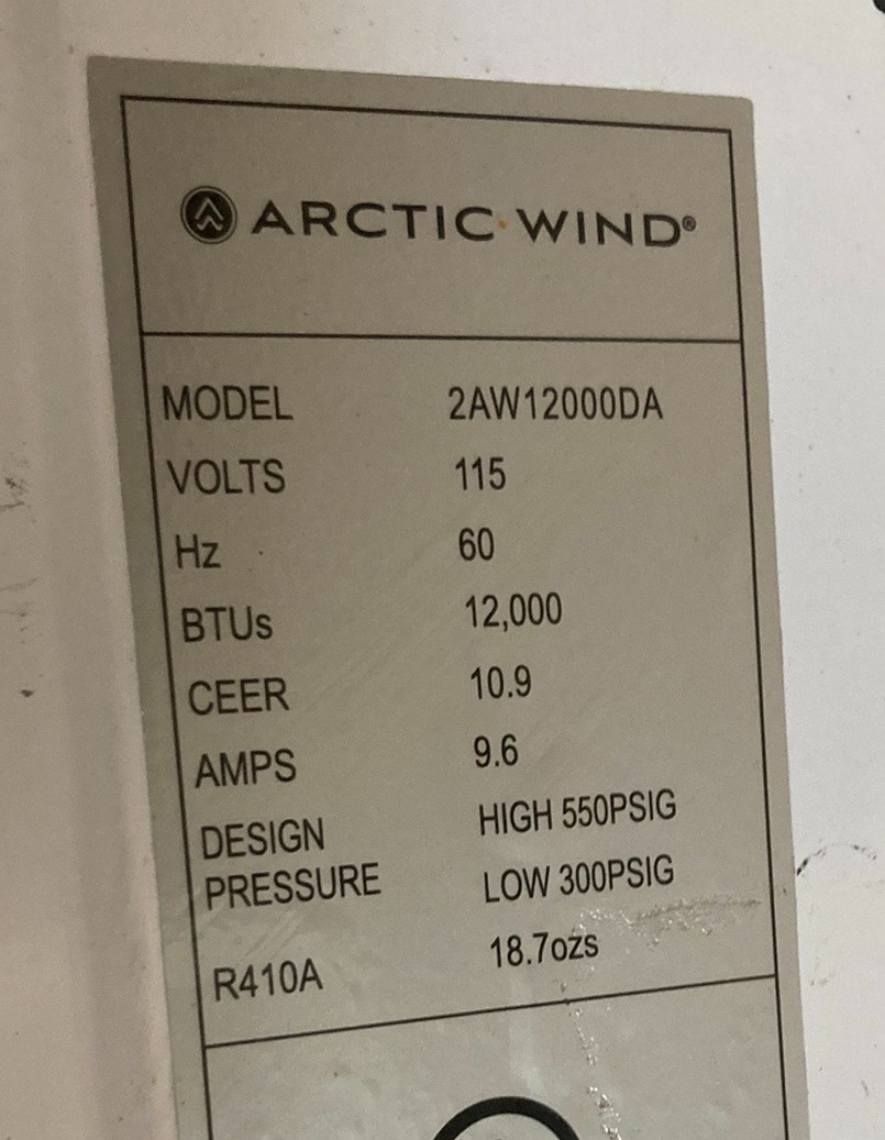 Arctic Wind 12,000 BTU 115-Volt Window Air Conditioner & Dehumidifier 2AW12000DA