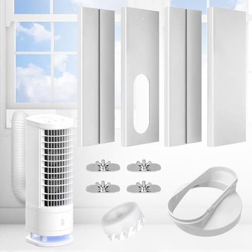 Portable AC Window Vent Kit 17-61 Inch Adjustable Seal for Sliding Windows