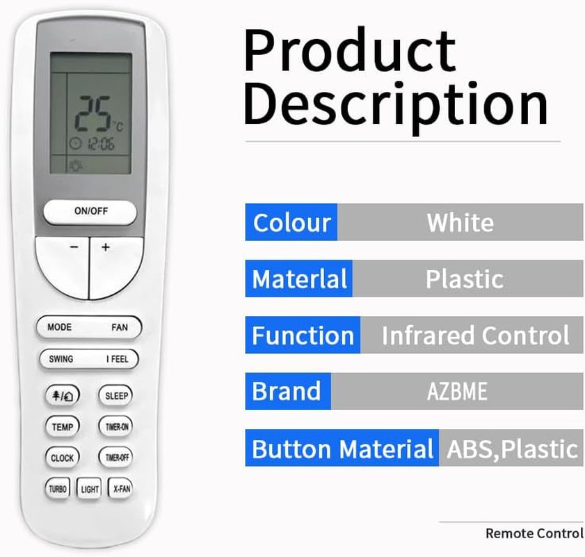 YAA1FB Replacement Remote Control for Lennox AC Air Conditioner YAA1FB YAA1FBF