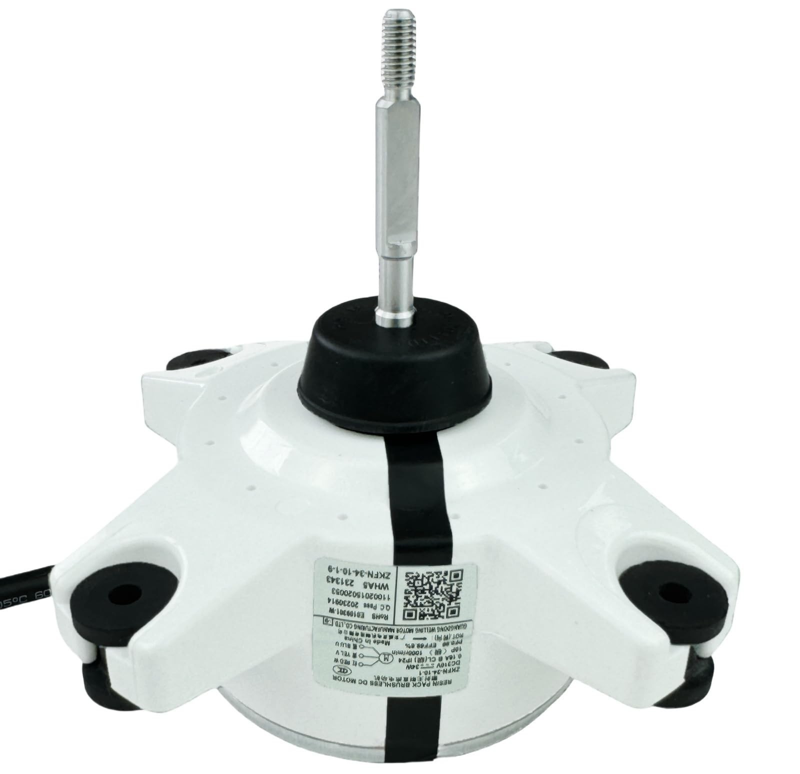 Brushless DC Motor for Air Conditioner Control – 34W, 1000 RPM, 3-Wire Connector